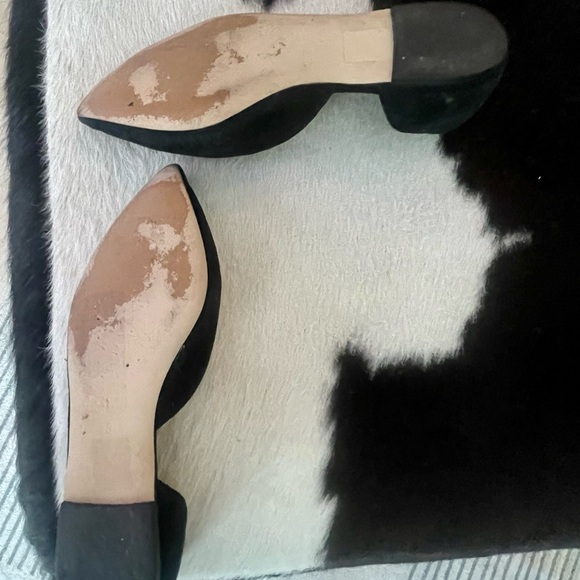 🖤J Crew Audrey Flats in Black Suede Size 5 - Picture 8 of 9